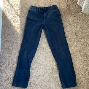 Jcrew crewcuts boy navy chino pants size 7